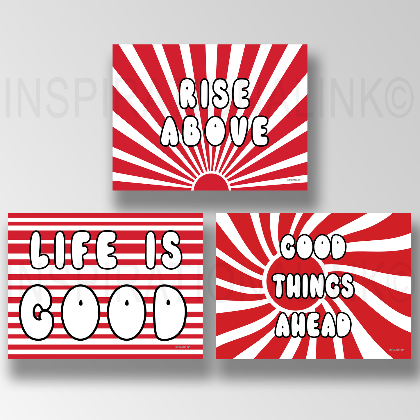 Cherry Red 2 - Wall Art Bundle (Digital 3 Pack)