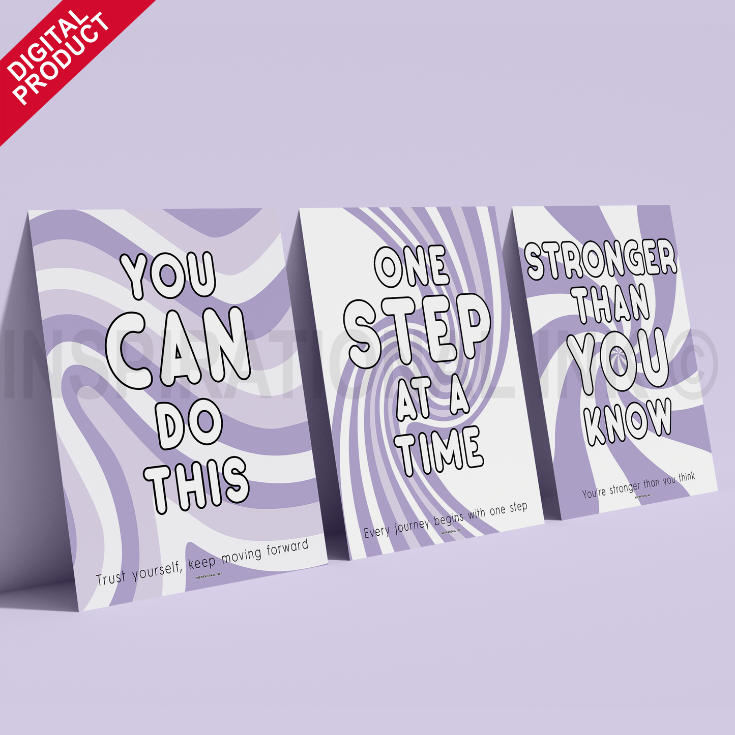 Pastel Power Pack - Lavender Mist Wall Art Bundle (Digital 3-Pack)