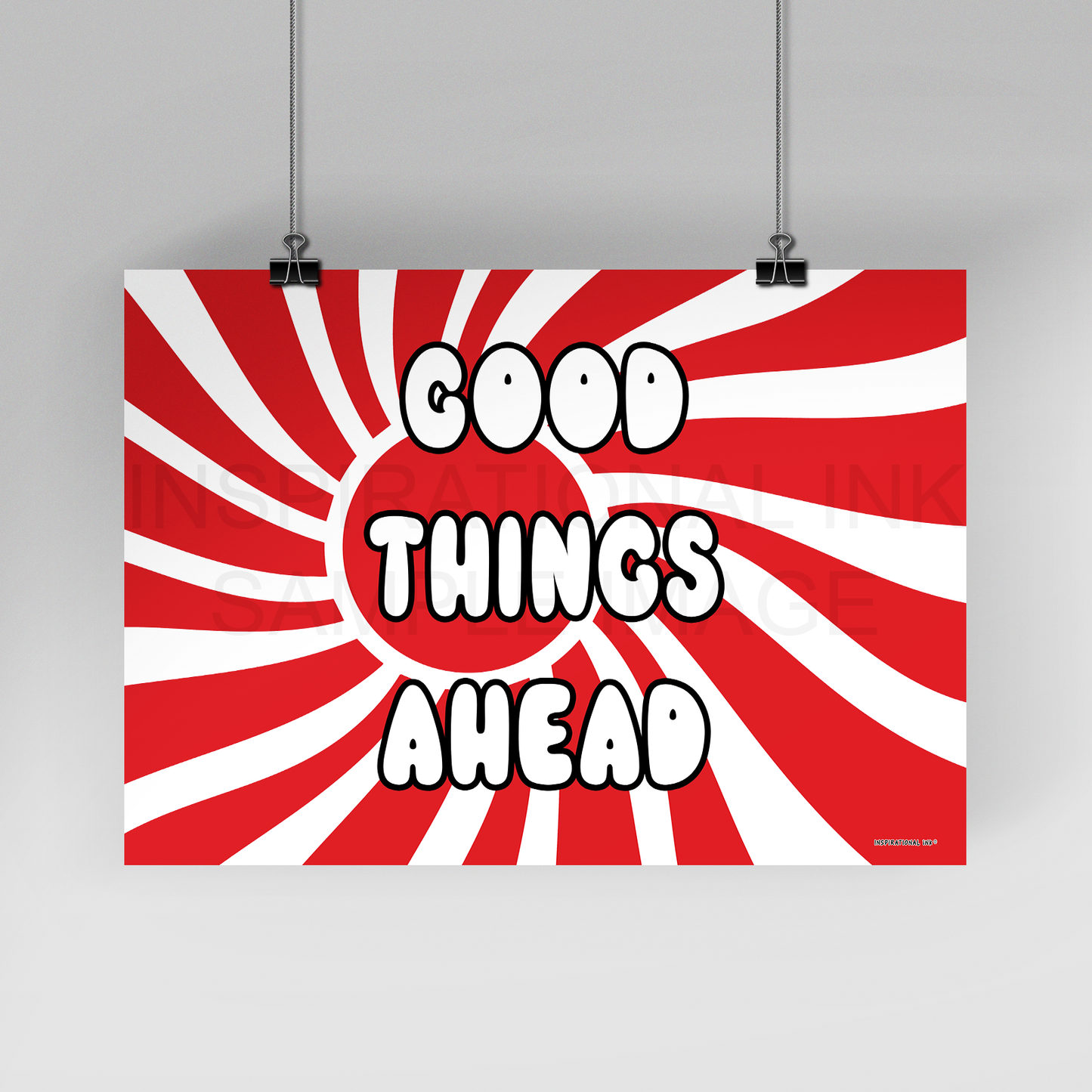 Good Things Ahead - Cherry Red