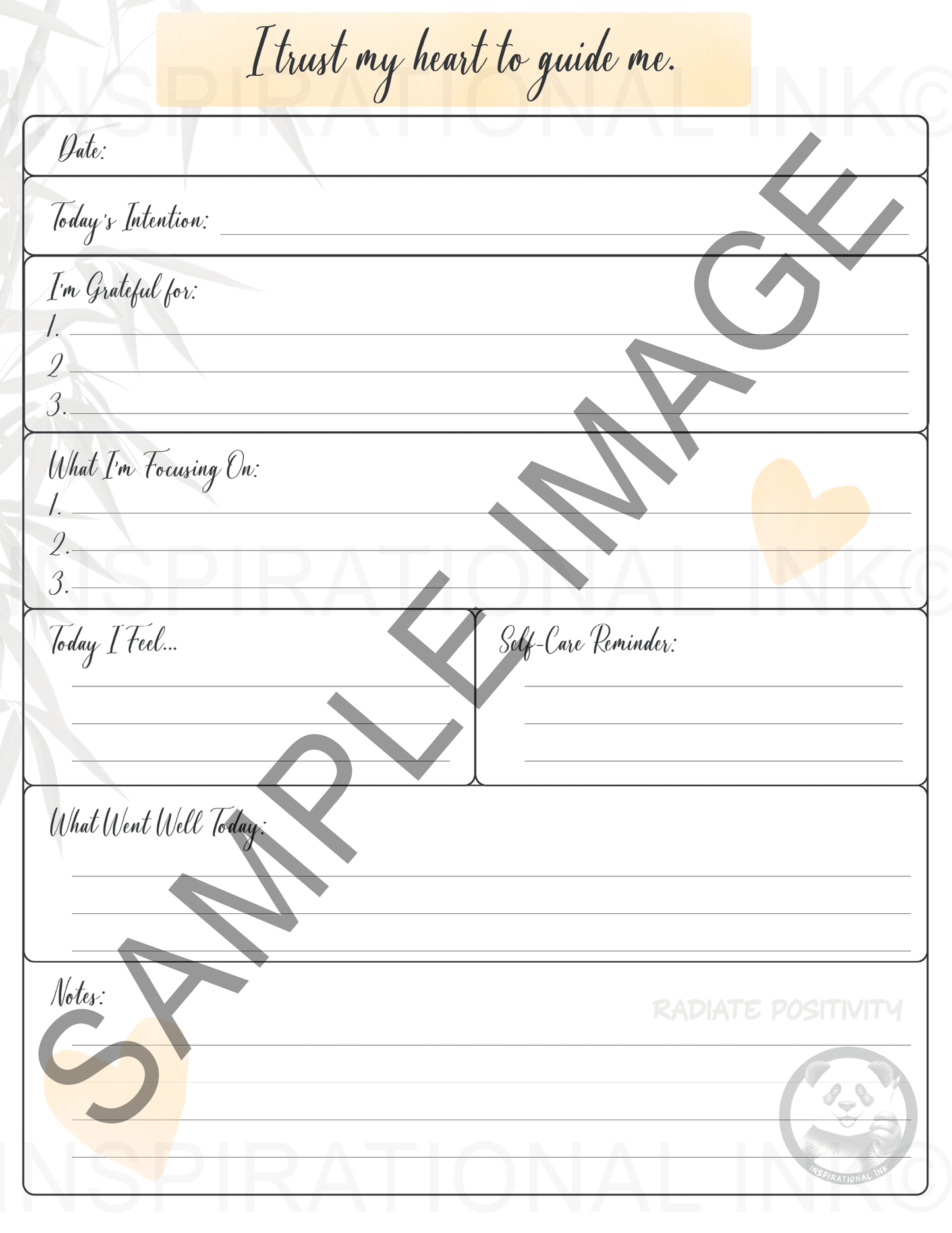 Mindful Daily Journal - With FREE Gift