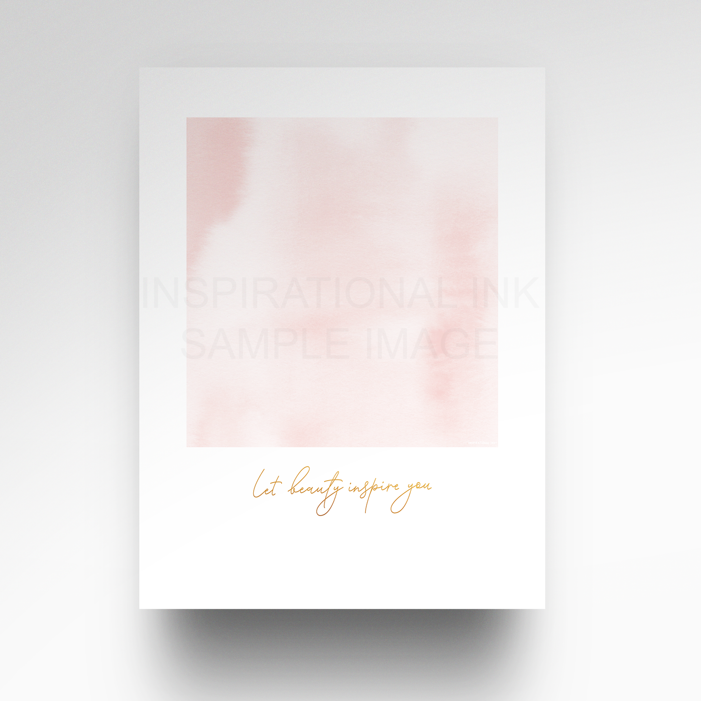 Let Beauty Inspire You - Pink Champagne