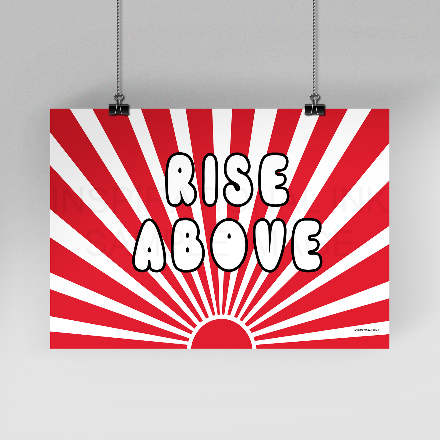 Rise Above - Cherry Red