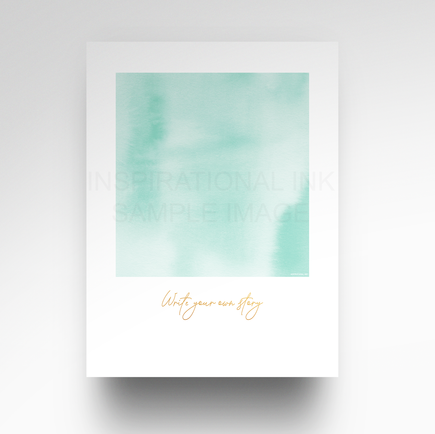 Write Your Own Story - Soft Aqua