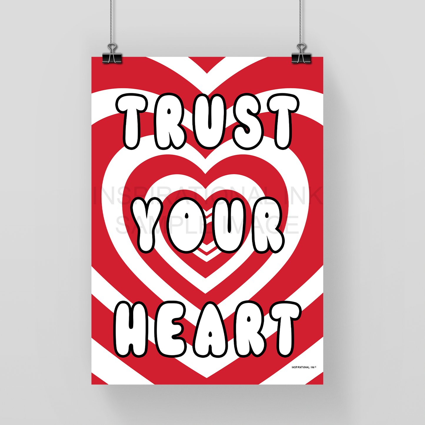Trust Your Heart - Cherry Red